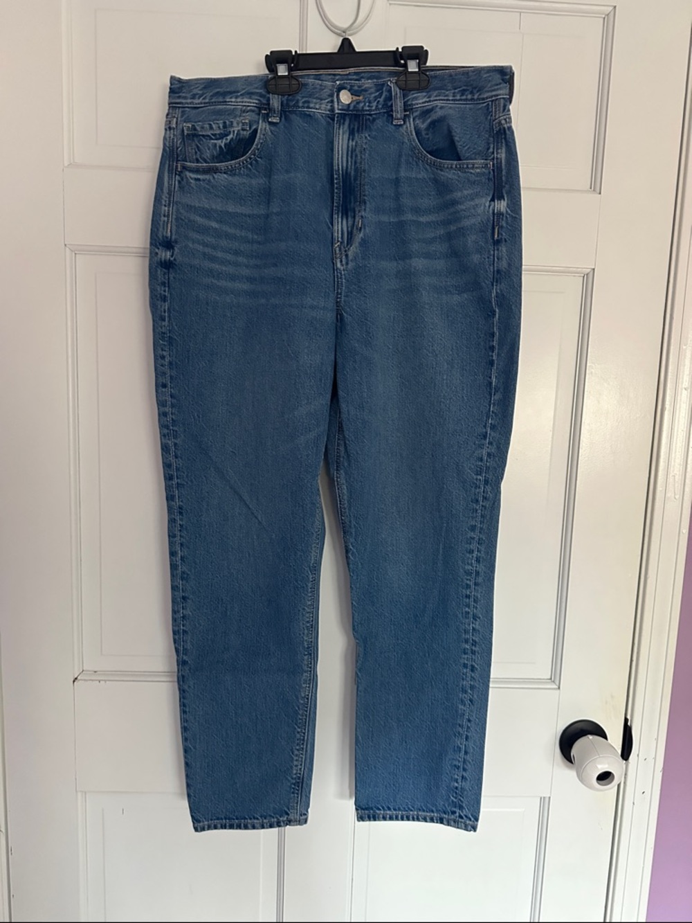 American Eagle Outfitters Mom Jeans Size 12 in Blue - Picture 2 of 11